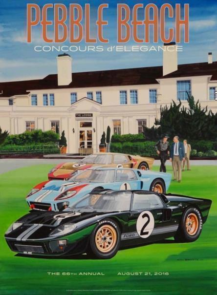 Pebble Beach Poster.  Foto:Pebble Beach